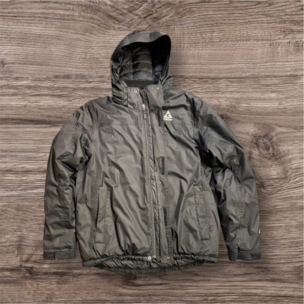 Gerry black Charcoal Quilted  winter coat  jacket men’s X-Large
